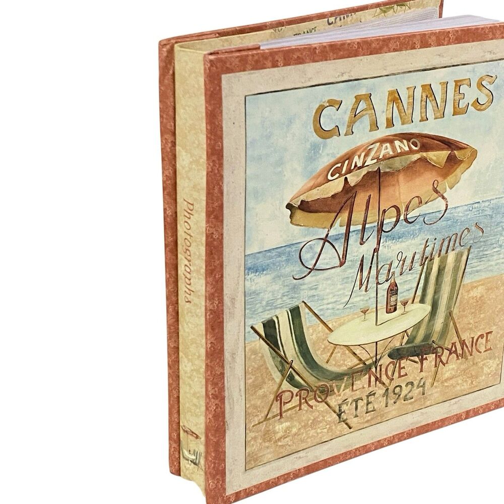 NEW France Cannes 2003 Photo picture Album Book 9x8 Holds 100 Pics Beach